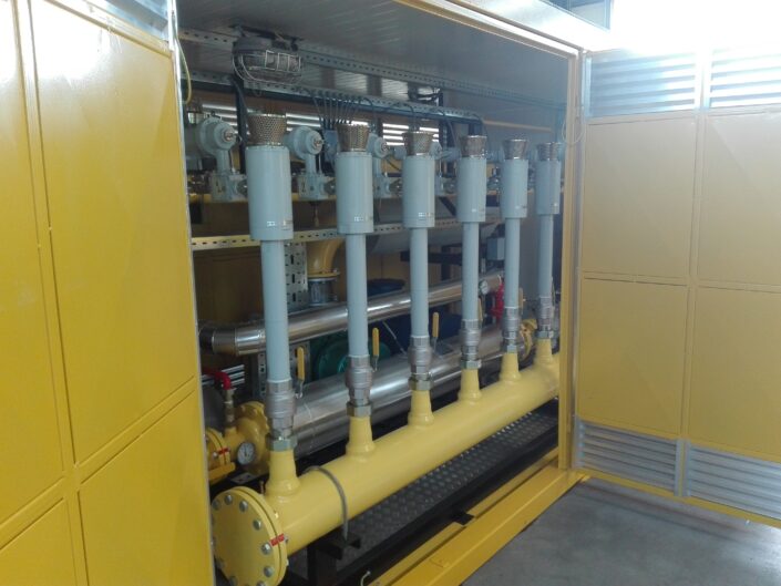 SNG mixer v kontejnerju